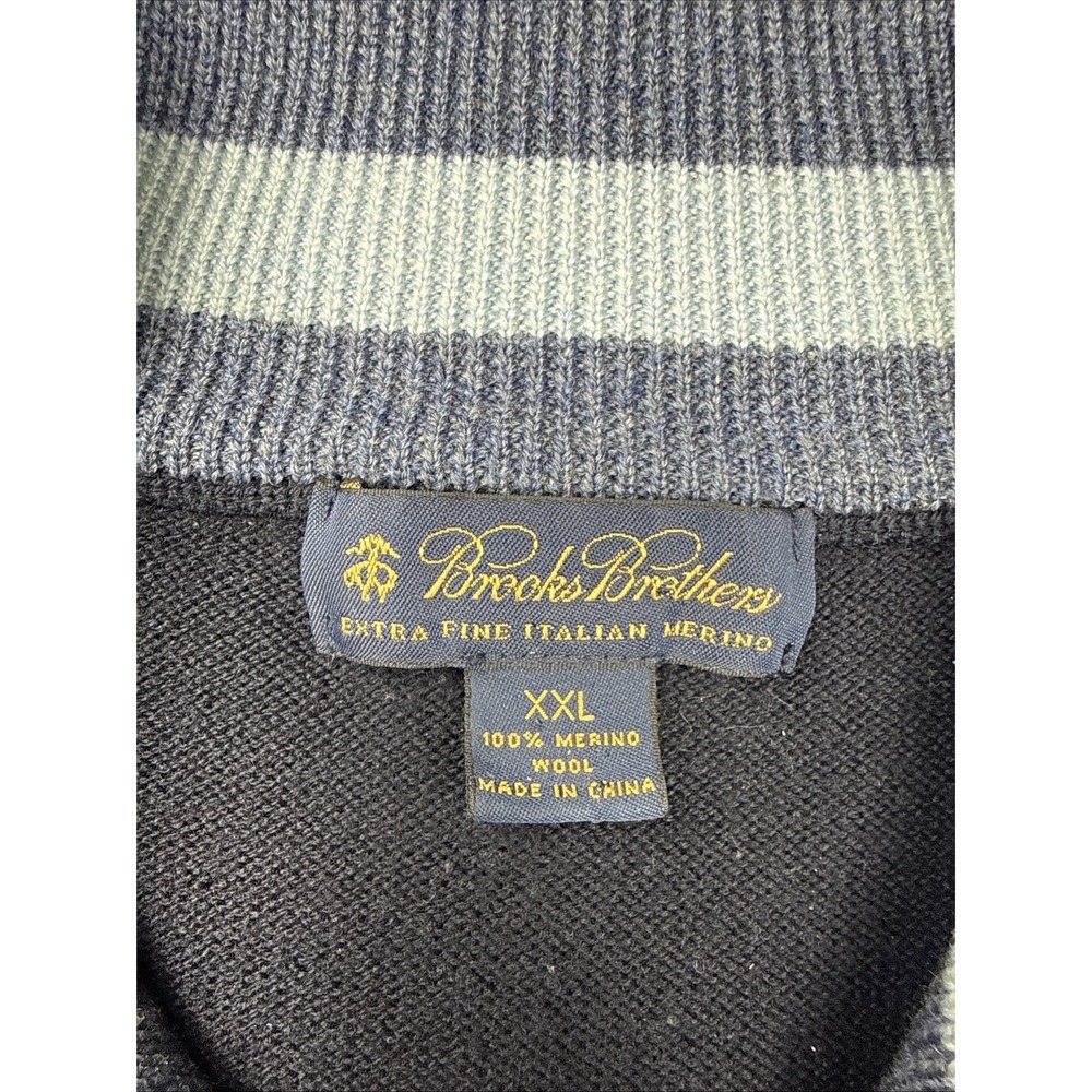 Brooks‎ Brothers Bundle 3 Pack Extra Fine Merino Wool Sweater Men XXL 1/4 & Zip - Picture 4 of 16